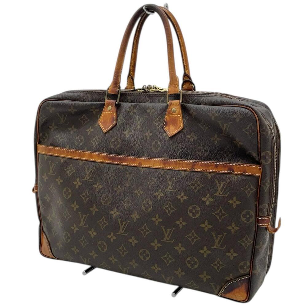 LOUIS VUITTON Portedocument Voyage business bag briefcase Brown